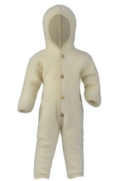Baby Woolfleece overall 62/68 natural, Engel (LNDF)