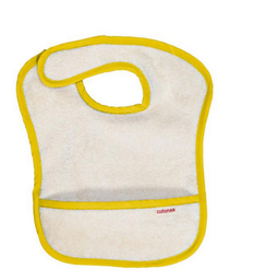 Baby Bib natural/yellow, Cotonea (LNDF)