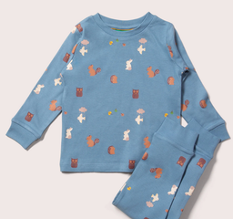 [Art.Nr.A24-901-WOF-6A] Bio-Pyjama "Woodland Folk“, LGR