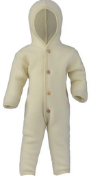 1.Part. Wollfleece Overall 62/68 natur, Engel (LNCT)