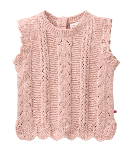Knitted baby sweater vest, PWO