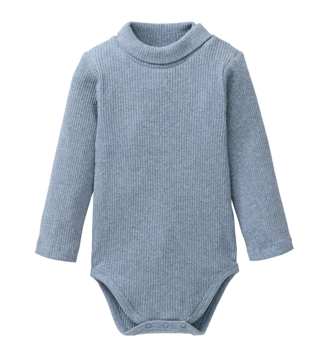 Baby Langarm Body Rollkragen, PWO