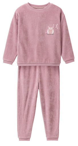 Pyjama Nicki "Rose/Hibou", PWO