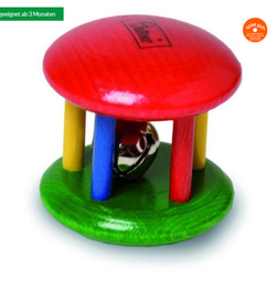 [Art.Nr.61316] Baby Greifling Glockenrolle, Nic Toys