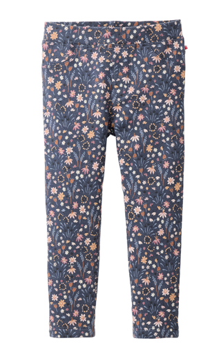 Treggings "Bleu foncé/Fleurs", PWO