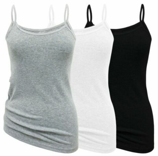 Spaghetti strap tops 100% organic cotton, Albero-Natur