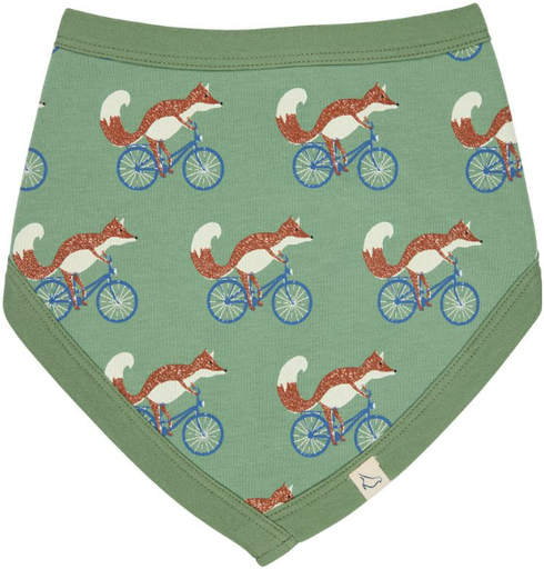 [Art.Nr.25BIBACYG-Fox] Bavoir triangulaire, Pigeon organics