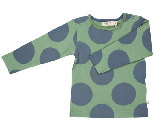 T-shirt bébé manches longues "Cercles", Pigeon organics