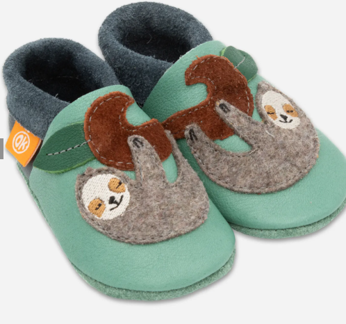 Slippers " Faultier", Orangenkinder