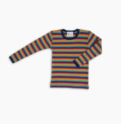 Maillot de corps à manches longues en laine/soie,Engel, multicolore