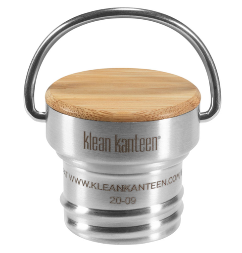 [Art. Nr.  1009048] Loop Cap en acier inoxydable avec bambou pour Classic & Kid & Reflect, Klean Kanteen