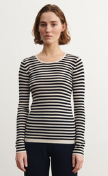 Merino Wool Thin Rib Blouse, FUB