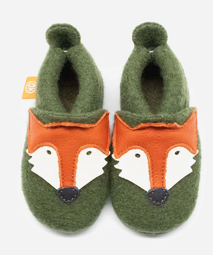 Slippers felt Amigo-Wolli Fox, Orangenkinder