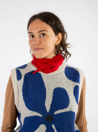 [Art.Nr.wo-ba-po-os-a25] Bandana en laine, Matona