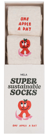Unisex Ribbed Socks Artist Edition 2 Pairs, Mela