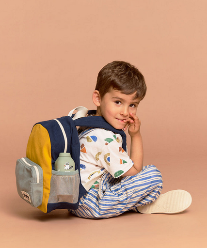 [Art.Nr.Romy-safran/sauge] Backpack Romy  Tricolor, Hindbag