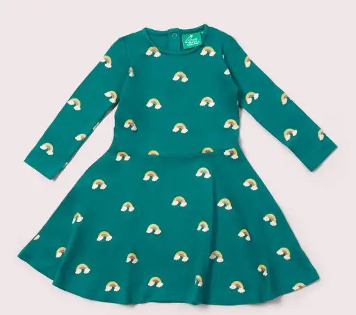 Long Sleeve "Rainbow" Dress, LGR