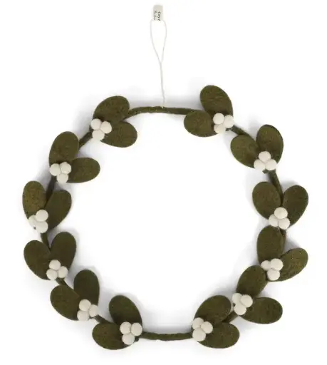 [Art.Nr.15124] Mistletoe wreath, GRY & SIF 