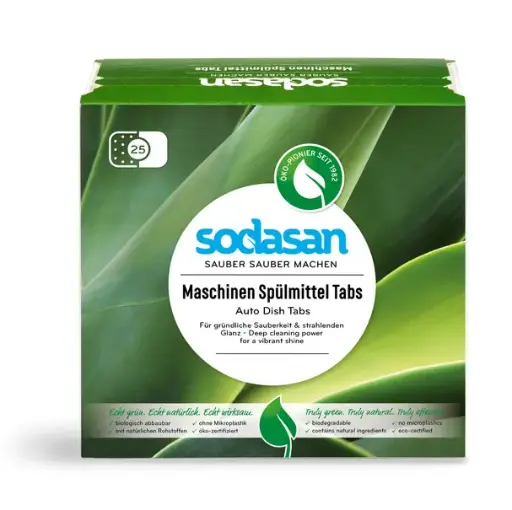 Dishwasher detergent tablets, Sodasan