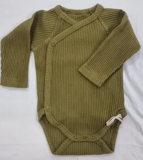 Baby Bodysuit 3M green, Poudre (LNHK)