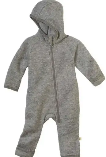 Walk-Overall wiht zipp 62/68 gray, Disana (LNHK)