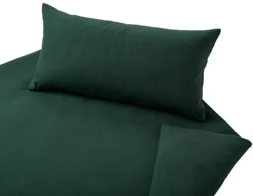[CBB3-G001-I217-pinie] Organic Premium Flannel Bedding Classic "Pinie" 135x200+80x80, Cotonea 