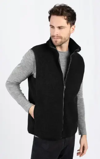 [Art.Nr.584481-090-5052] Gilet homme en laine polaire, Engel