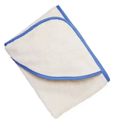 Wickelhandtuch natur/blau, Cotonea (LNMM)