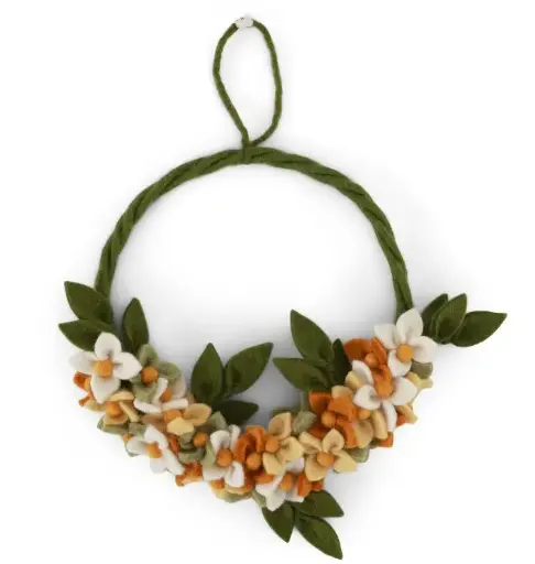[Art.Nr.19016] Dawn Flower Wreath Yellow, Gry & Sif