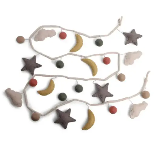 [Art.Nr.12213] Moon & Stars Garland, Gry & Sif