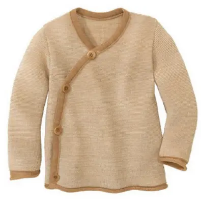 Woll-Strickjacke karamell-natur 50/56, Disana (LNMM)