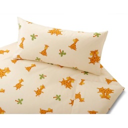 Children's Satin bed linen "Giraffe" Cotonea 