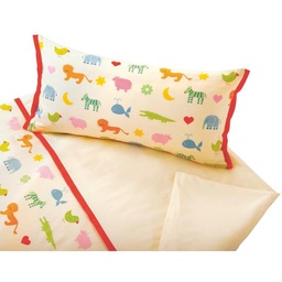 Children's satin bed linen Noah's Ark" Cotonea 