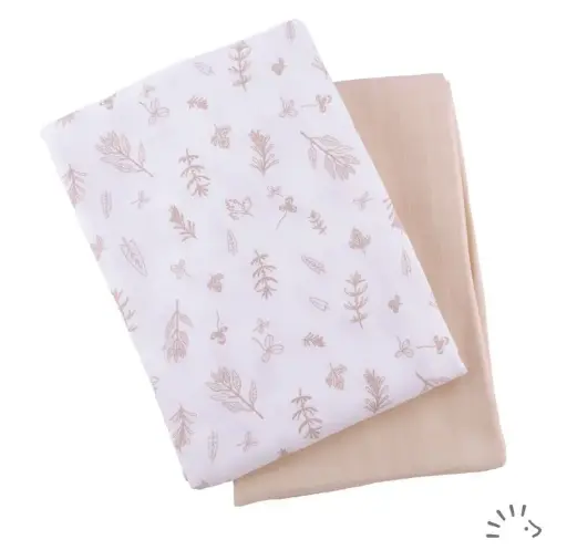 [Art.Nr.010606-99/532] Lot de 2 grandes couches en mousseline, Popolini