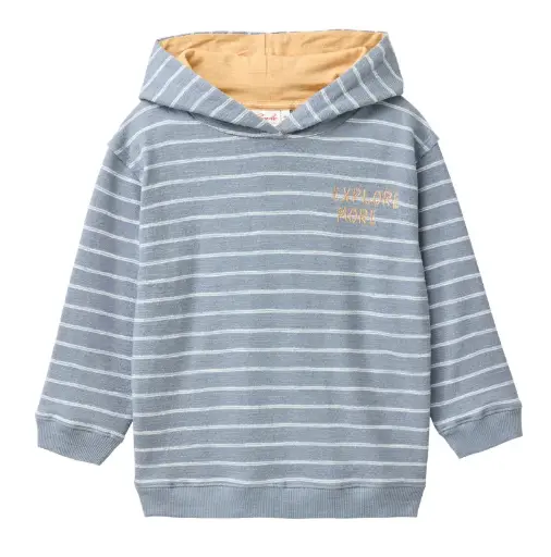 Sweat-Hoodie "blau/weiß gestreift", PWO