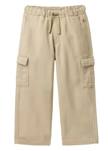 Pantalon cargo en sergé "Beige", PWO