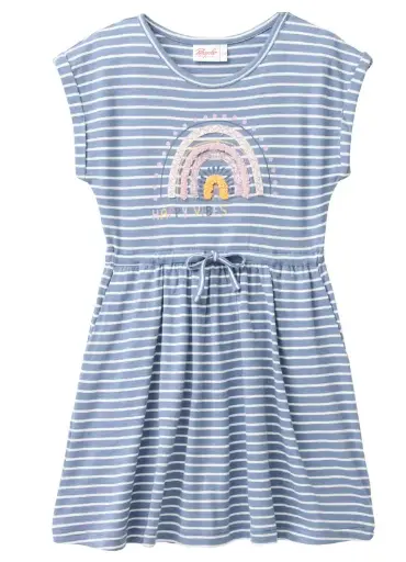 Short-sleeved dress "Rainbow", PWO