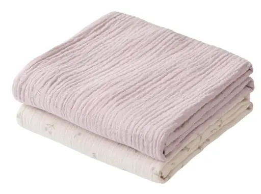 [Art.Nr.2621202-901504] Lot de 2 couches en mousseline, PWO