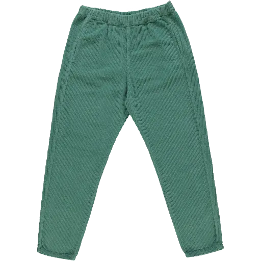 [Art.Nr.Coquelicot-grassgreen-M] Pantalon Velours "Coquelicot", Poudre Organic