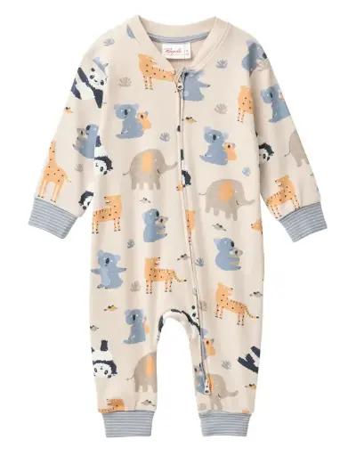 Baby Pyjama mit Zipp, PWO