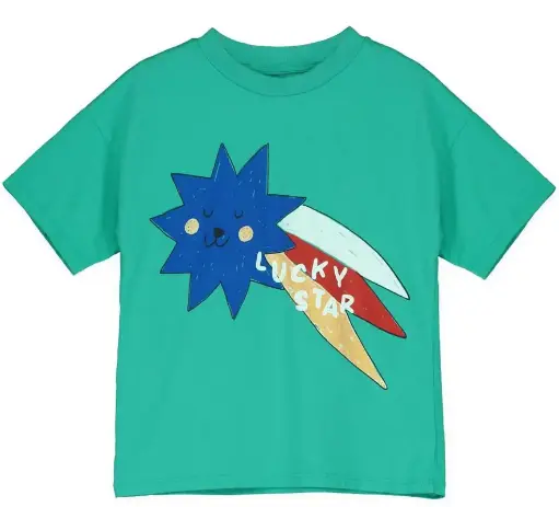 Wide Fit T Shirt "Big Lucky Star", LötieKids