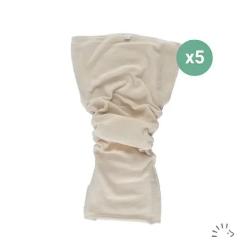 [40803-12-002-XS] Couches absorbantes Kombolone en tissu éponge doux, Popolini 