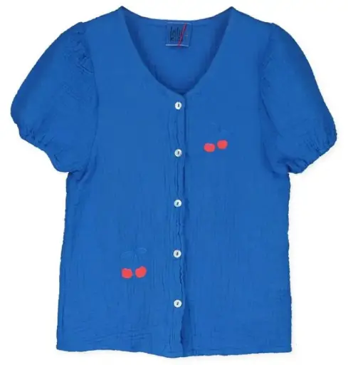 Musselinbluse "Cherries", LötieKids