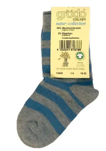 Chaussettes rayées en coton, Grödo