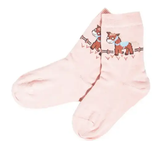 Socken "Pferd" aus Baumwolle, Grödo