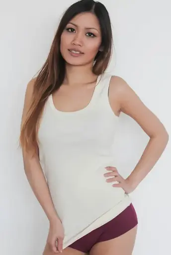 Tanktop 100% Baumwolle, Albero-Natur