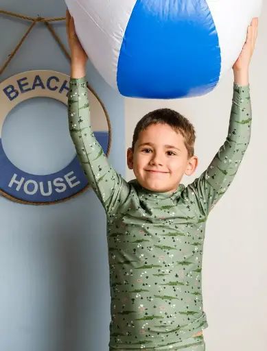 Maillot de bain anti-UV à manches longues, Popolini