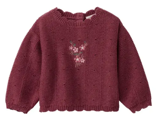 Baby Sweat-Pullover "Blumen", PWO