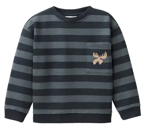 Sweat-Pullover gestreift, PWO