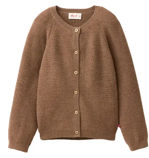 Veste tricotée en laine mérinos, PWO